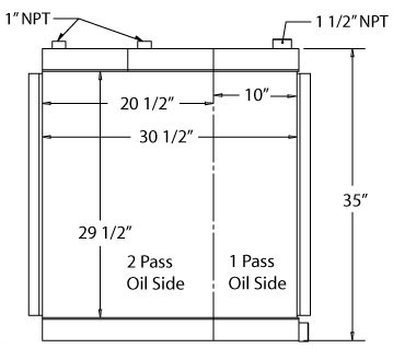 270099 - Industrial Oil Cooler Oil Cooler