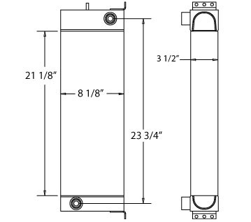 270132 - JCB Oil Cooler Oil Cooler