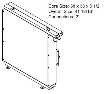 270233 - Industrial Oil Cooler Oil Cooler