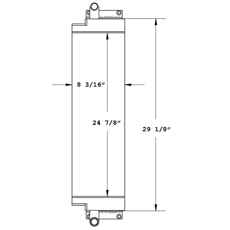 270249 - Case 1150C Crawler Tractor Oil Cooler