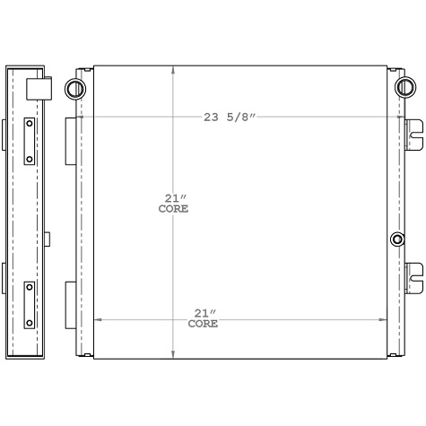 270257 - Caterpillar Oil Cooler. Oil Cooler