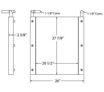270268 - Custom Oil Cooler Oil Cooler
