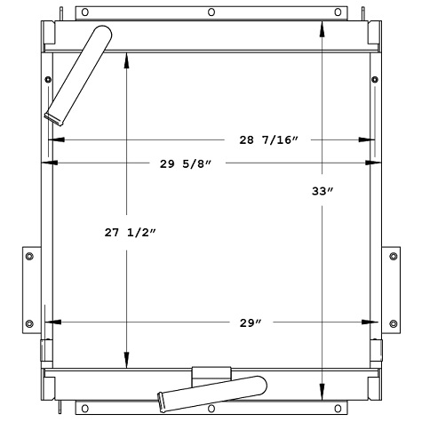 27-0303 - Caterpillar Excavator Oil Cooler Oil Cooler