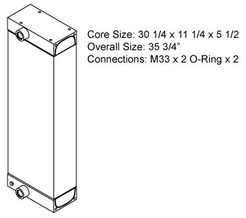 270472 - Case Oil Cooler Oil Cooler