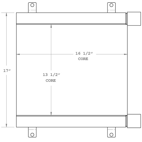 270513 - Takeuchi TL140 Skid Steer Oil Cooler Oil Cooler
