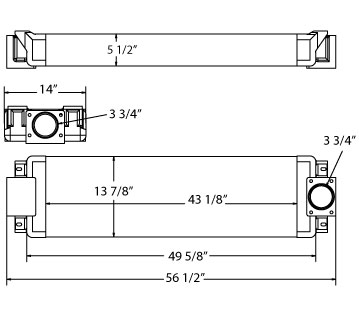 270518 - Komatsu Oil Cooler Oil Cooler