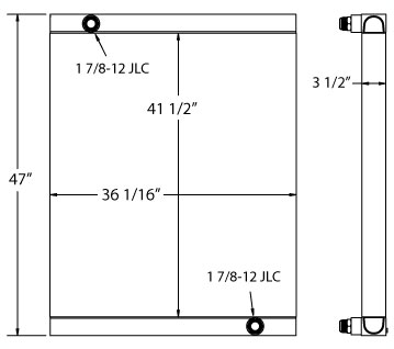 270530 - Hogzilla Stump Grinder Oil Cooler