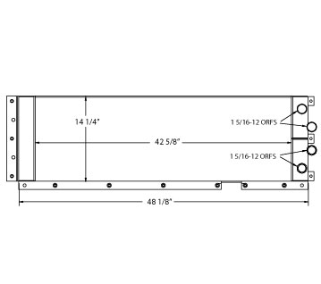 270550 - Case 921 Wheelloader Oil Cooler