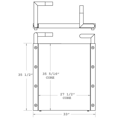 270557 - Hitachi 300 C Oil Cooler