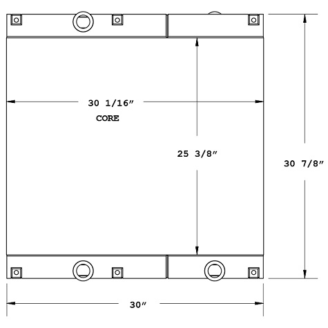 270609 - Ingersoll Rand LM500C Track Drill Hydraulic Oil Cooler Oil Cooler