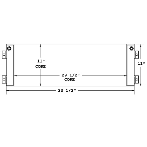 270621 - Bobcat 843 Loader Oil Cooler Oil Cooler