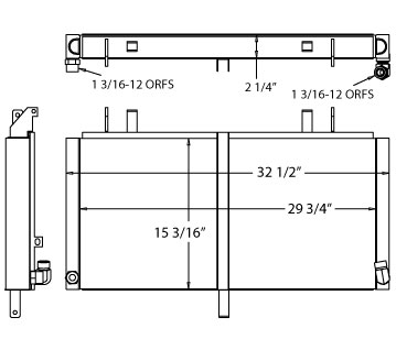 270626 - New Holland Tractor Oil Cooler Oil Cooler