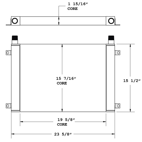 27-0636 - Industrial Oil Cooler Oil Cooler