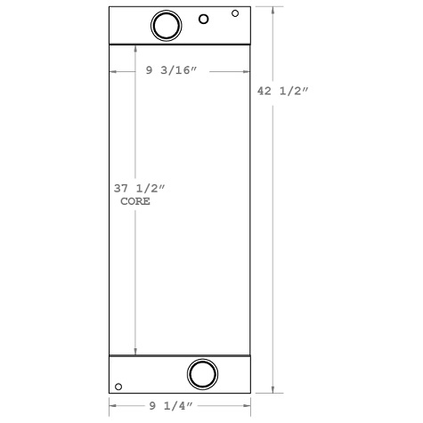 270718 - Caterpillar D6K Radiator - Oil Cooler