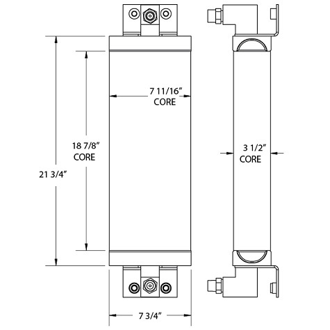 270800 - Elgin Sweeper Oil Cooler Oil Cooler