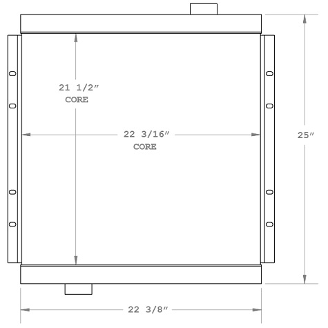 270846 - Elgin Broom Bear Oil Cooler Oil Cooler