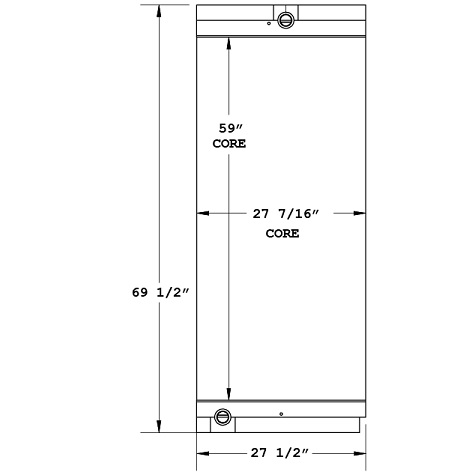 270875 - Ingersoll Rand / Atlas Copco Oil Cooler - Oil Cooler