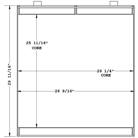 270920 - Caterpillar CS-563 Oil Cooler Oil Cooler