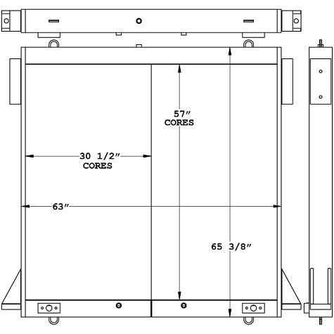 271059 - Komatsu WA900 Wheel Loader Oil Cooler