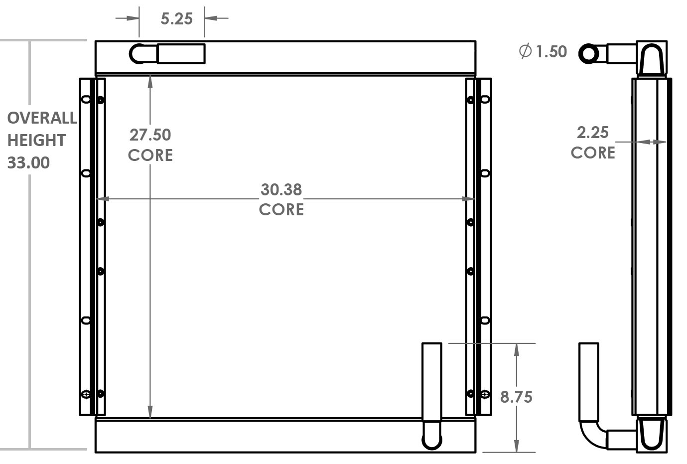 271438 - MDI Yutani / Kobelco 200 Excavator Oil Cooler Oil Cooler