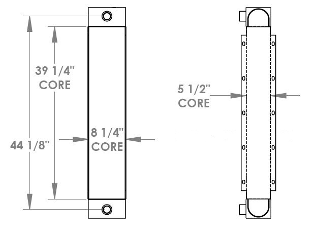 271636 - Taylor 550 Forklift Oil Cooler Oil Cooler