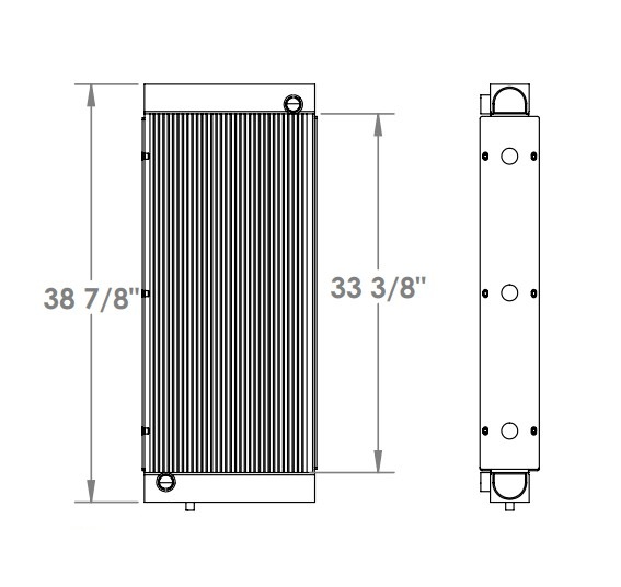 271758 - Ingersoll Rand XP375 Compressor Oil Cooler Oil Cooler