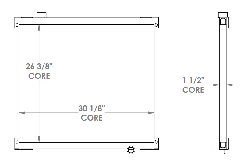271771 - Caterpillar Vibratory Compactor Oil Cooler Oil Cooler