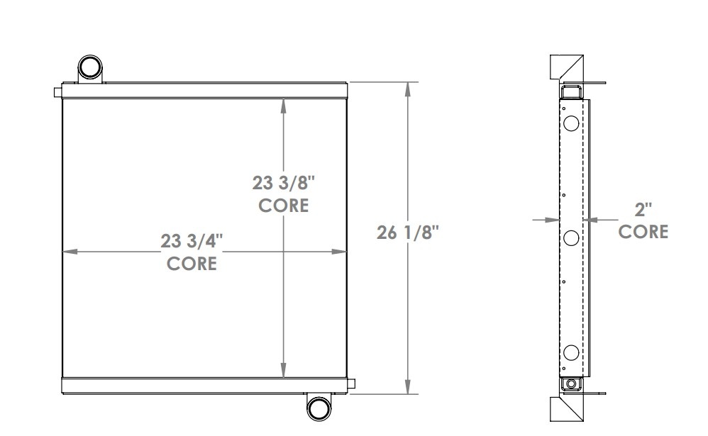 271773 - Dynapac CA25PD Oil Cooler Oil Cooler