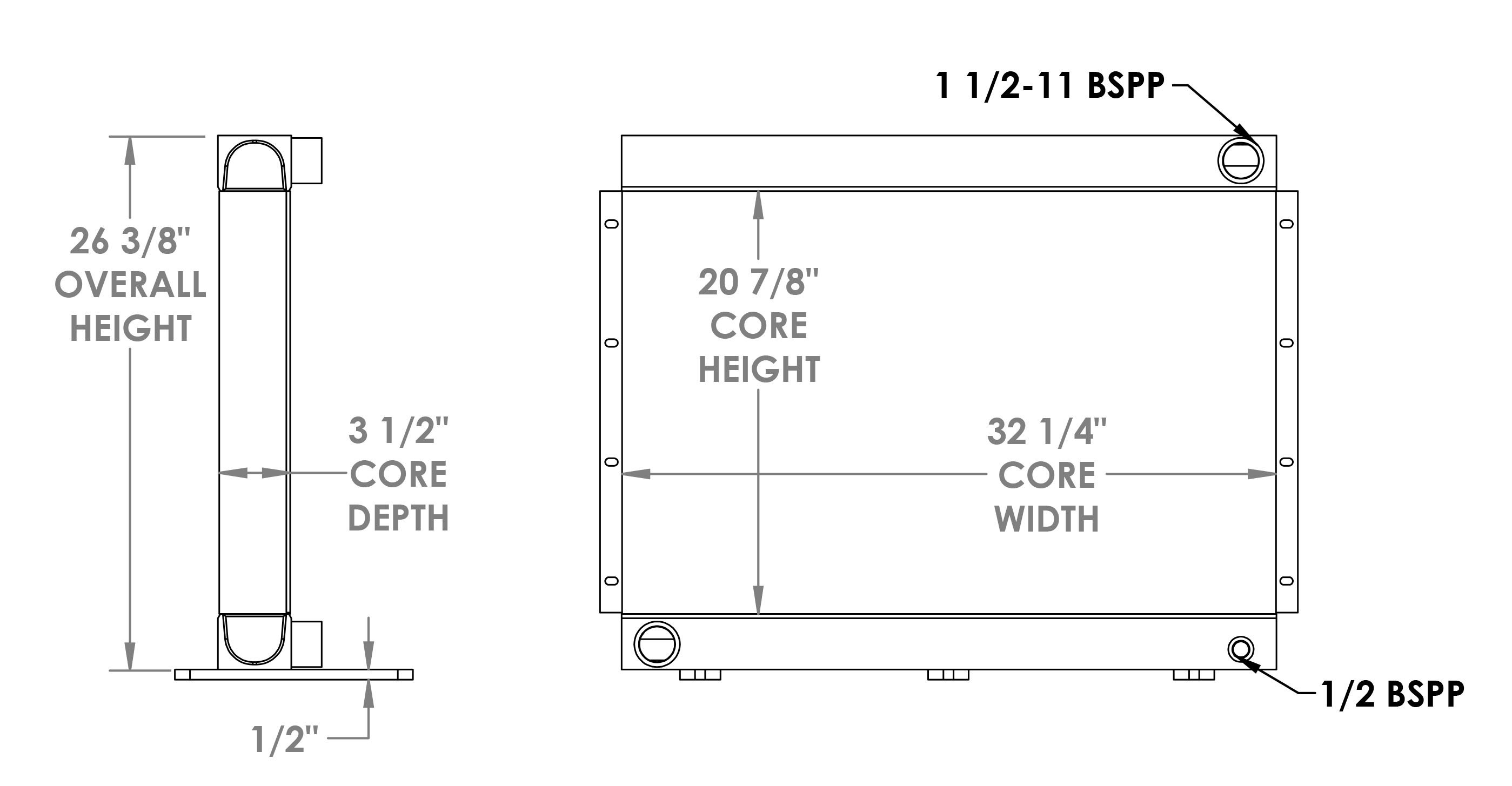 271776 - Industrial Oil Cooler Oil Cooler