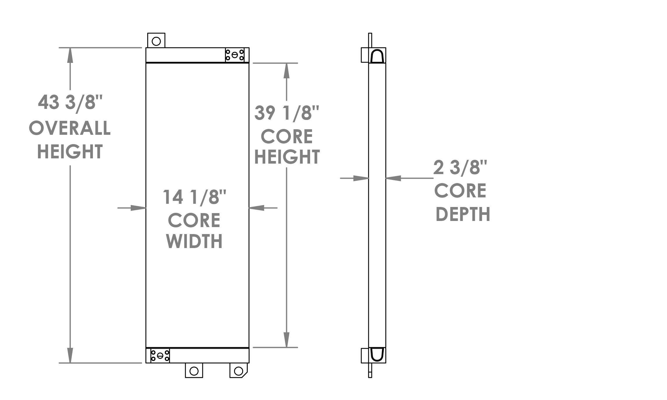 271777 - Volvo L220H Oil Cooler Oil Cooler