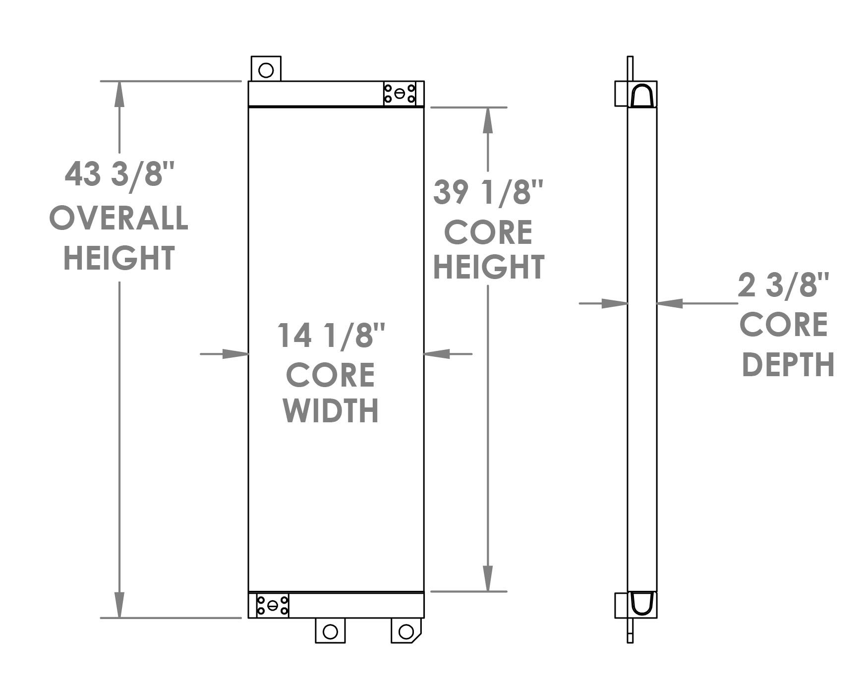 271777 - Volvo L220H Oil Cooler Oil Cooler