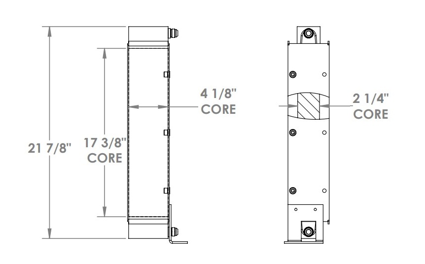 271788 - Gehl Skidsteer Oil Cooler Oil Cooler