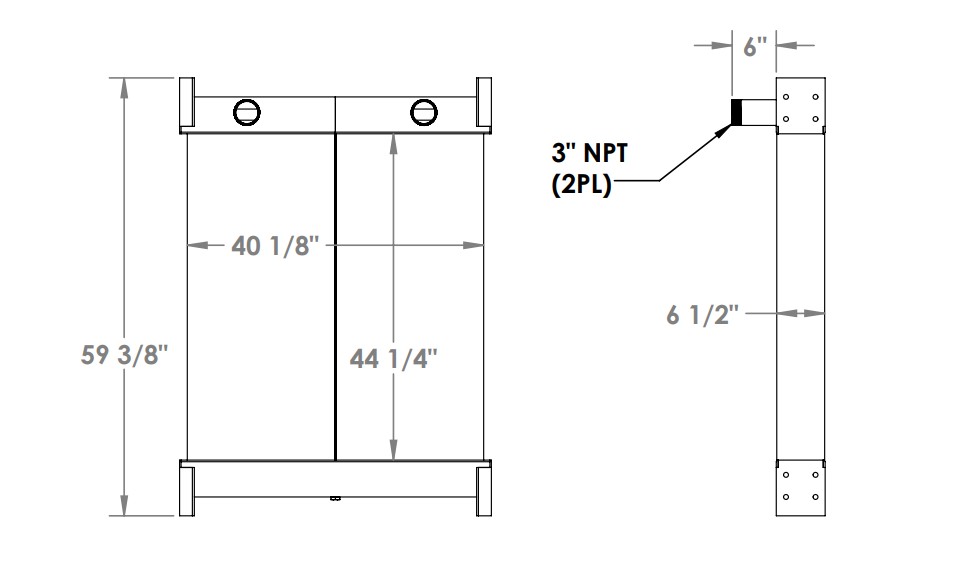271790 - Industrial Oil Cooler Oil Cooler