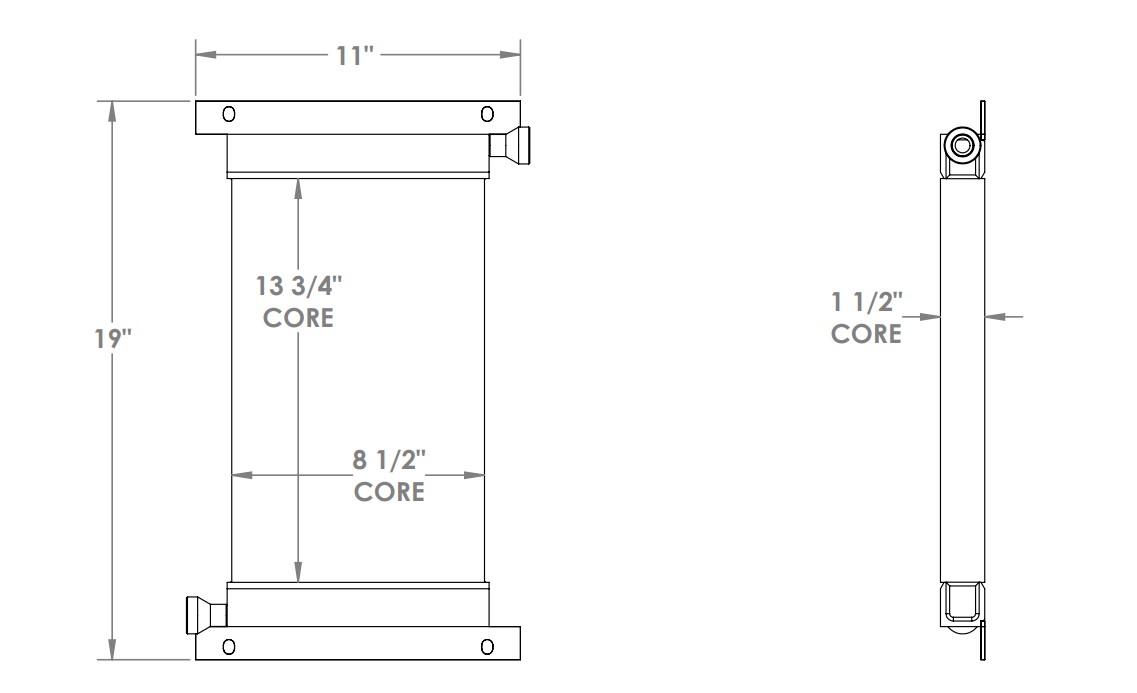 271792 - Lawn Mower Oil Cooler Oil Cooler