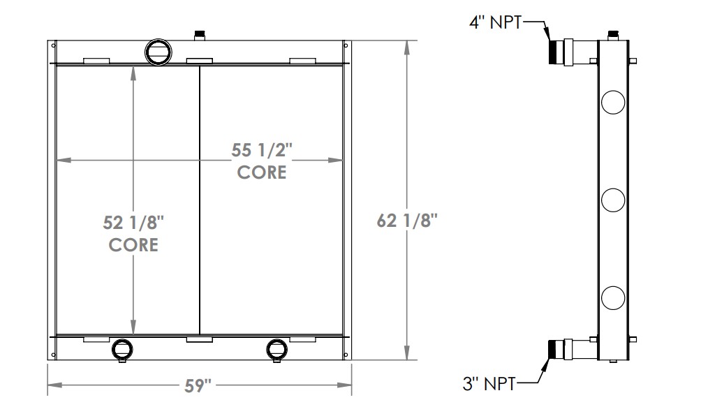 271794 - Industrial Radiator Oil Cooler