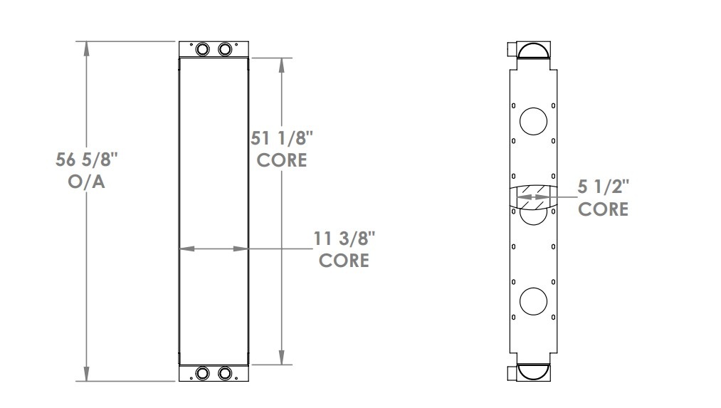271802 - Peterson Grinder Oil Cooler Oil Cooler