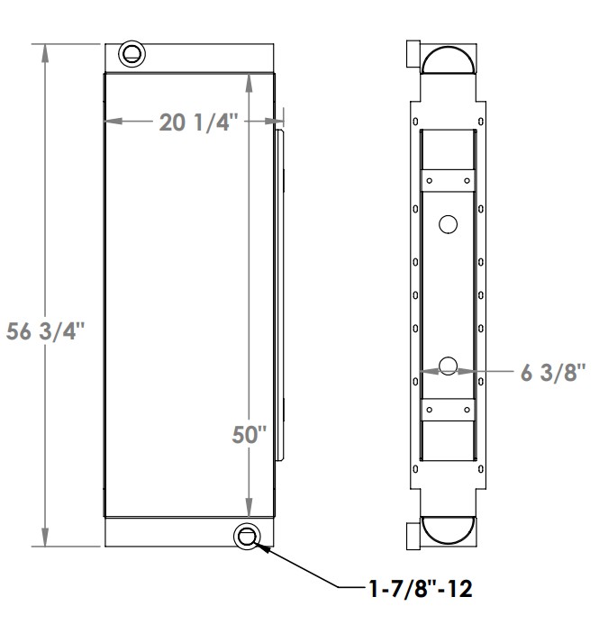 271807 - Asphault Grinder Oil Cooler Oil Cooler