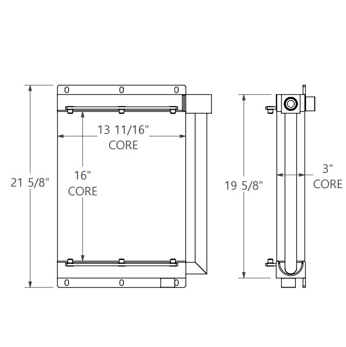 271815 - TopCat Mulcher Oil Cooler Oil Cooler
