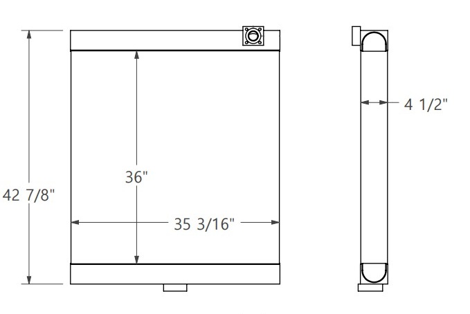 271816 - Kaeser Air Compressor Oil Cooler Oil Cooler