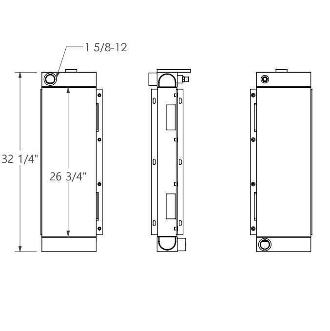 271817 - Ditch Witch JT1220 Oil Cooler Oil Cooler