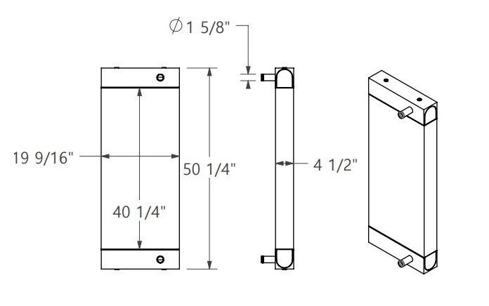 271821 - Caterpillar 320E Oil Cooler Oil Cooler