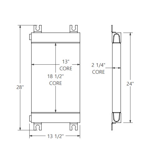 271825 - OshKosh Mixer Oil Cooler Oil Cooler
