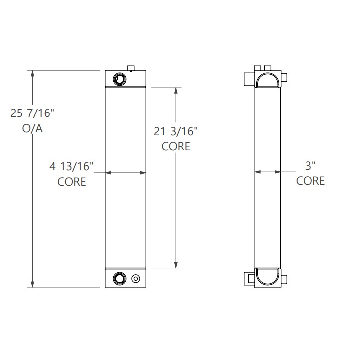 271827 - Hyundai 40D-9 Oil Cooler Oil Cooler