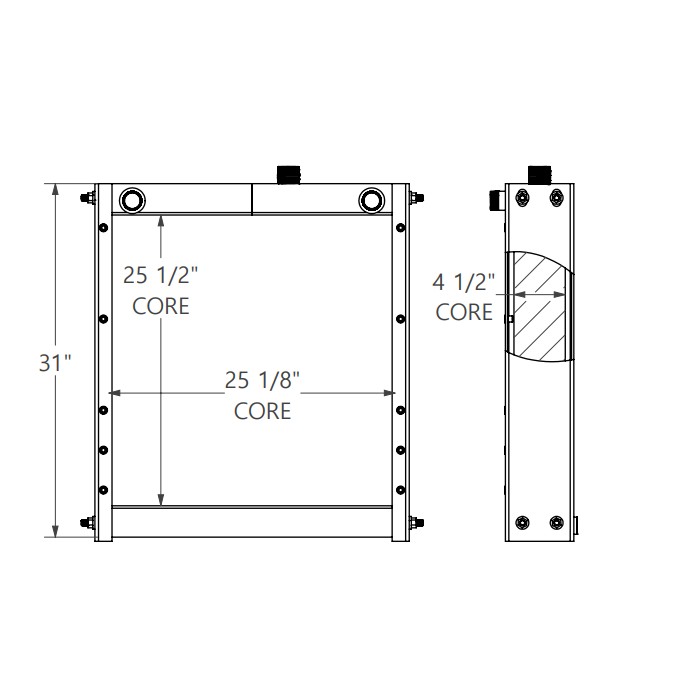 271829 - Industrial Oil Cooler Oil Cooler
