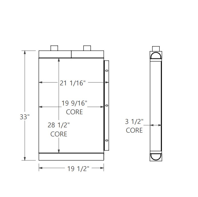 271836 - Industrial Oil Cooler Oil Cooler