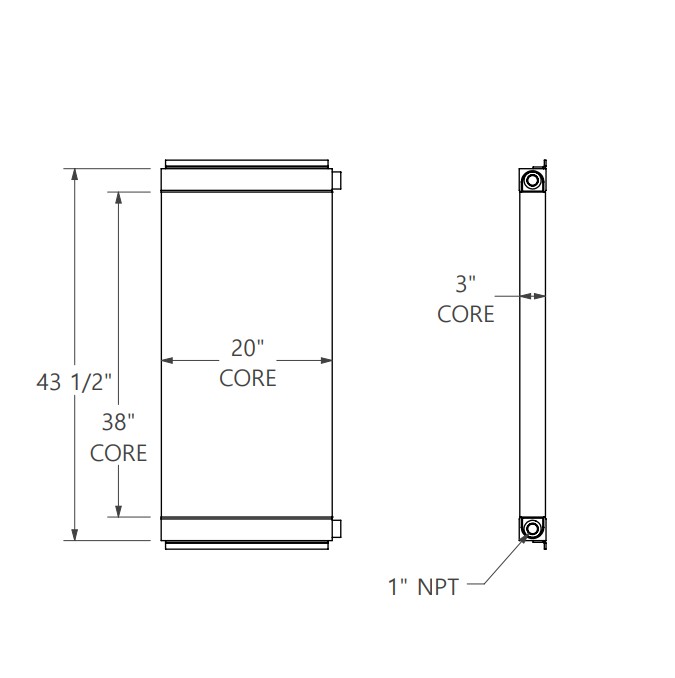 271837 - Industrial Oil Cooler Oil Cooler
