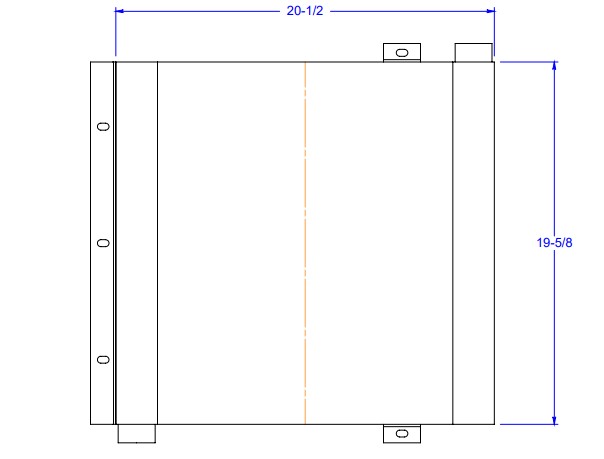 271838 - Quincy Air Compressor Oil Cooler Oil Cooler