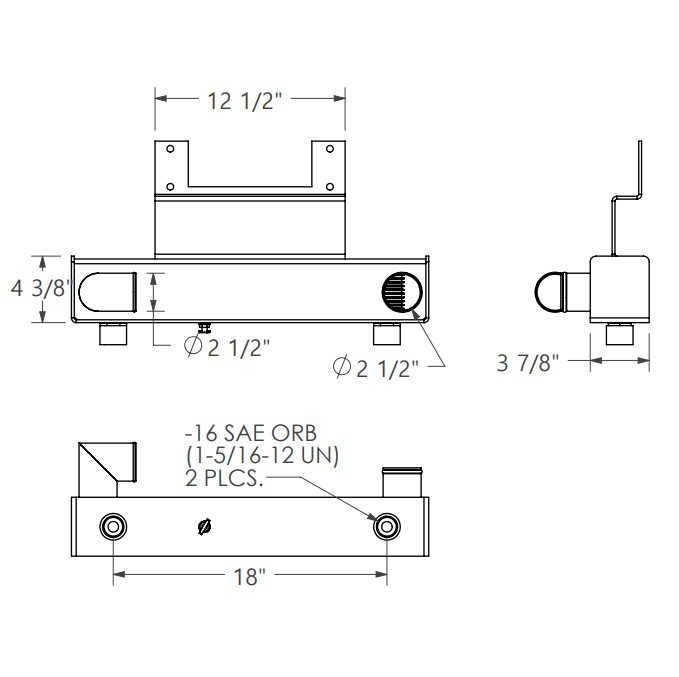 271845 - International External Transmission Oil Cooler Oil Cooler