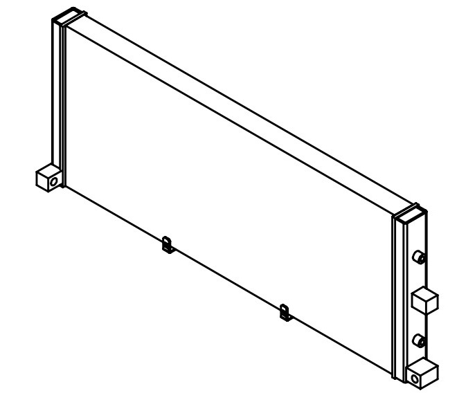 271848 - Caterpillar 988H Oil Cooler Oil Cooler