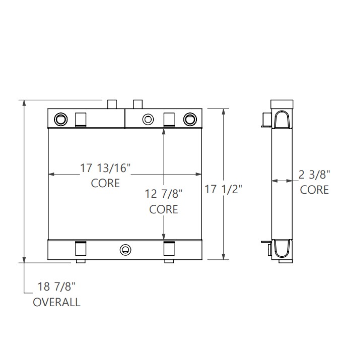 271849 - Combilift C17300 Oil Cooler Oil Cooler